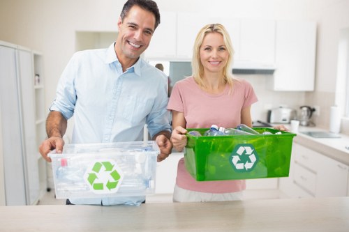 Eco-friendly disposal during garage clearance